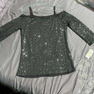 INC International Concepts medium sequence blouse